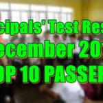 Principals Test Results