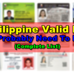 Philippine Valid IDs