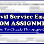 Civil Service Exam Room Assignment