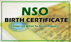 NSO BIRTH CERTIFICATE: What To Do To Get Birth Certificate From NSO