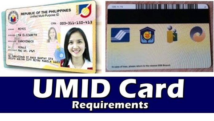 Requirements Umid Card List Of Requirements For Sss And Gsis Members 4435