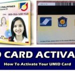 Activate UMID CARD