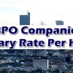 BPO Companies' Salary Rate Per Hour