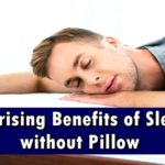 Sleeping without pillow benefits