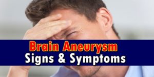 Brain Aneurysm Symptoms