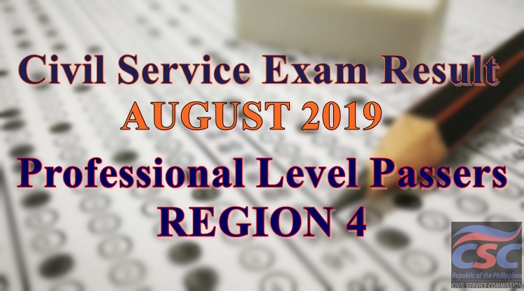 civil-service-exam-result-august-2019-passers-prof-level-region-4