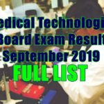 medical technologist full list