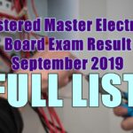registered master electrician full list