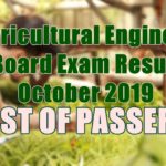 agricultural engineer passers