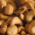 eating cashew nuts