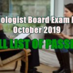 psychologist board exam