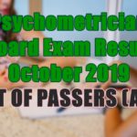 psychometrician passers a-h