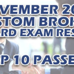 Custom Broker Board Exam Result November 2019