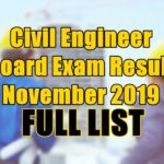 civil engineer full list