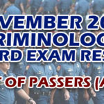 Criminology Board Exam Result November 2019