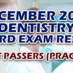Dentist Board Exam Result December 2019