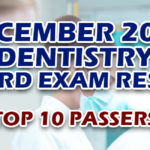 Dentist Board Exam Results December 2019