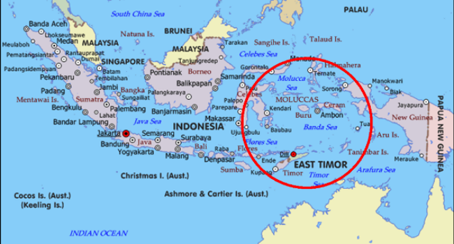 Magnitude 6.9 Earthquake Strikes Banda Sea Off Indonesia