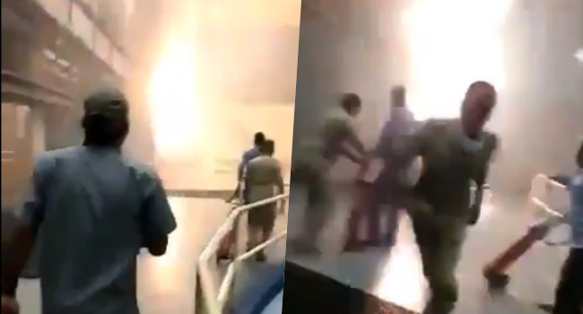 Large Fire Erupts At Hydroelectric Dam In India (VIDEO)