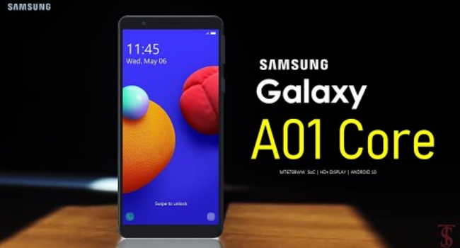 Samsung Cheapest Phone For Online Classes – Galaxy A01 Core
