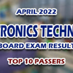 Electronics Technician ECT Board Exam Result April 2022 TOP 10 PASSERS