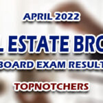 Real Estate Broker Board Exam Result April 2022 TOPNOTCHERS