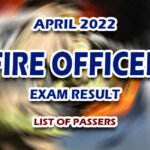 FOE RESULTS APRIL 2022 LIST OF PASSERS