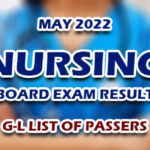 NLE RESULTS MAY 2022 G-L LIST OF PASSERS