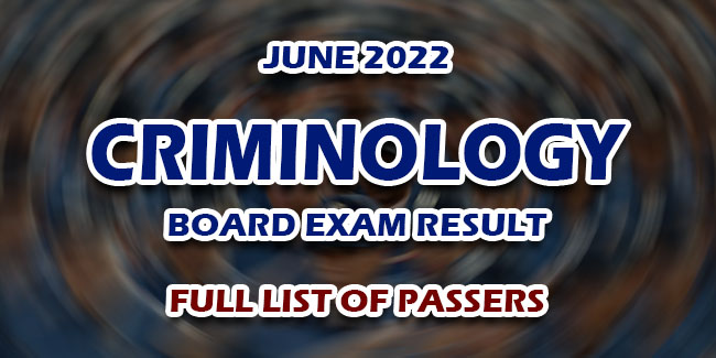 Cle Results June Criminology Board Exam Result Full List Of Passers