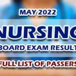 Nursing Board Exam NLE Result May 2022 FULL LIST