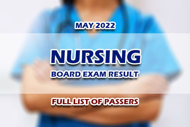 Nursing Board Exam Nle Result Full List Of Passers