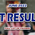 LET Results June 2022 FULL LIST OF PASSERS