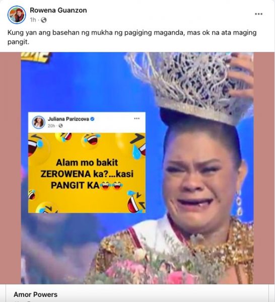 Juliana Segovia Rowena Guanzon