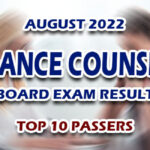 Guidance Counselor Board Exam Result August 2022 - TOP 10 PASSERS