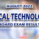 Medical Technologist Board Exam Result August 2022