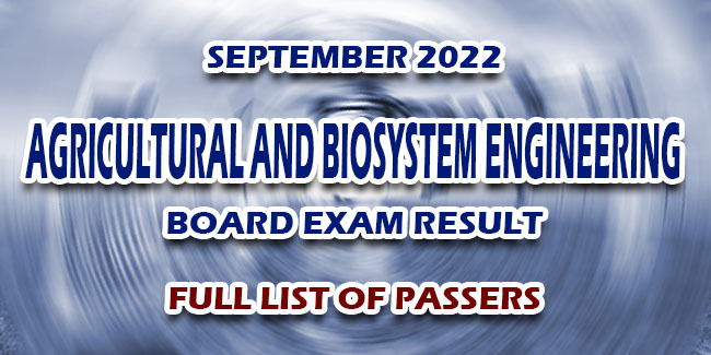 agricultural engineering board exam 2022 room assignment