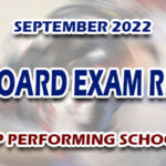 REE Board Exam Result September 2022 - TOP PERFORMING SCHOOLS