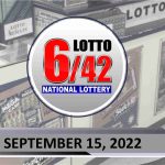 6/42 Lotto Result