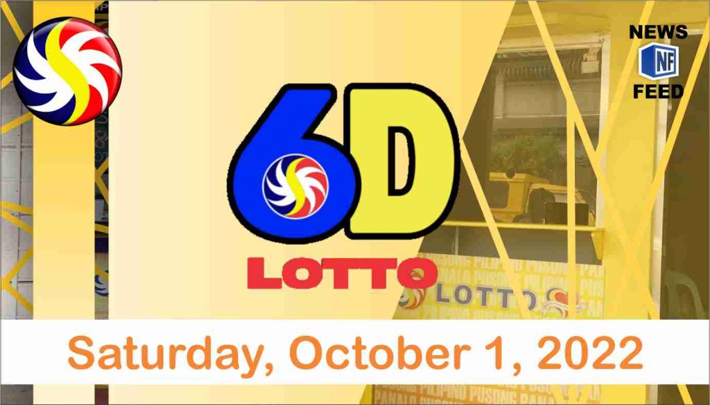 6D Lotto Result, Saturday, October 1, 2022 – Official PCSO Lotto Results