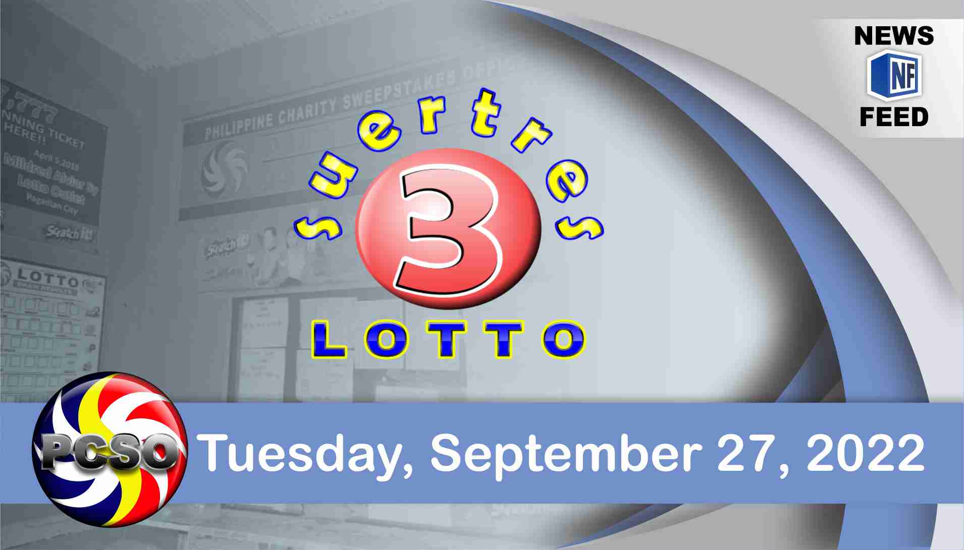 SWERTRES RESULT, Tuesday, September 27, 2022 – Official PCSO Lotto Results