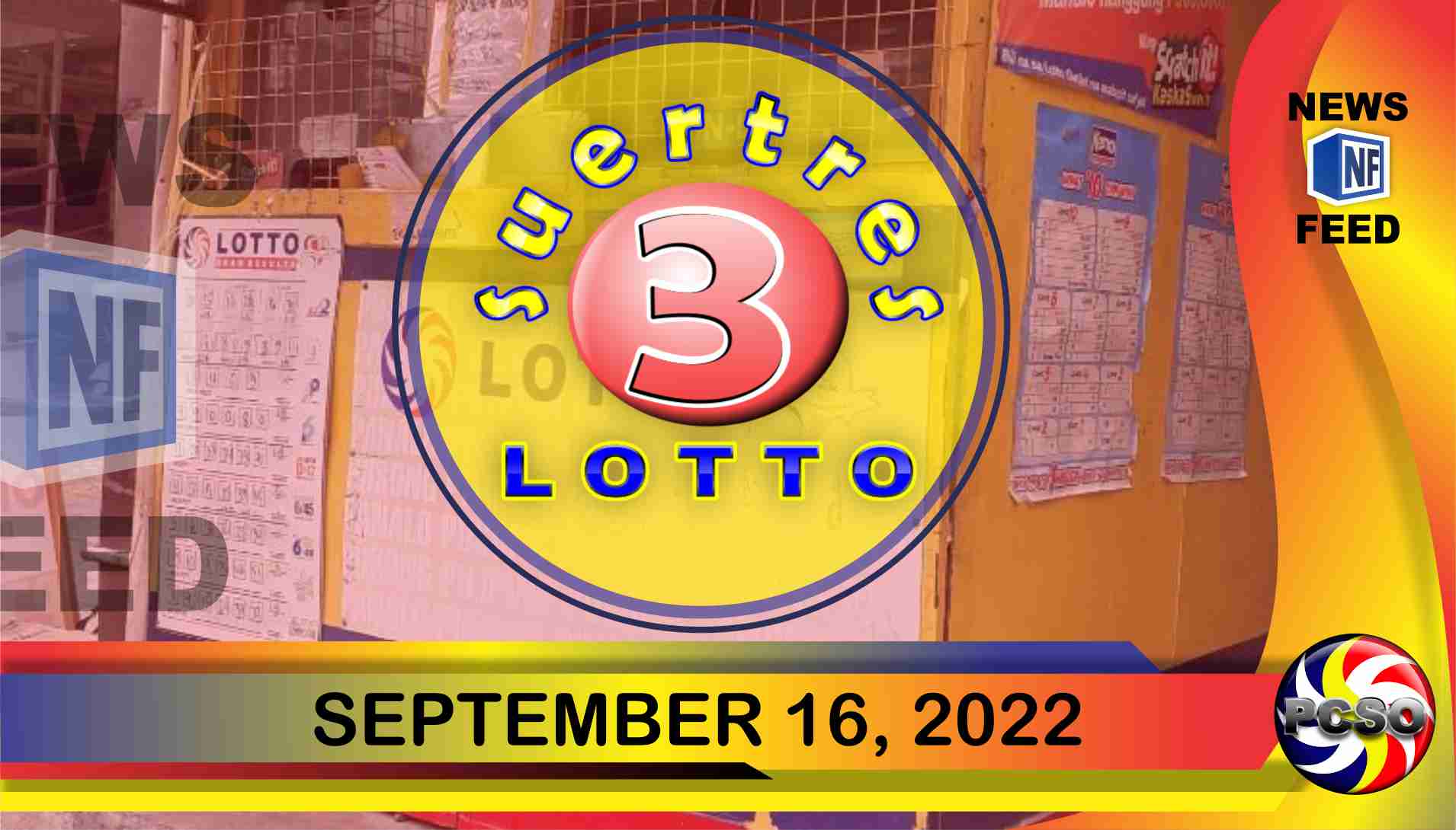 SWERTRES RESULT, Friday, September 16, 2022 – Official PCSO Lotto Results