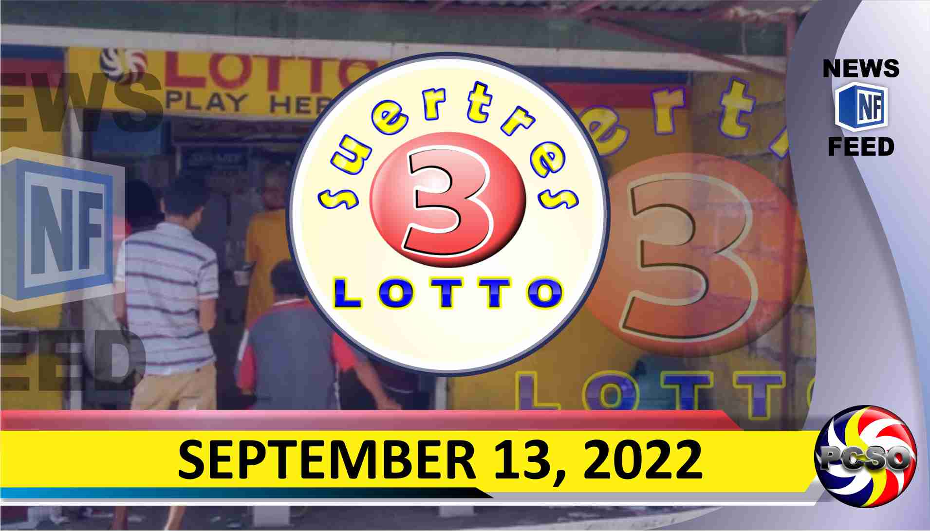 SWERTRES RESULT, Tuesday, September 13, 2022 – Official PCSO Lotto Results