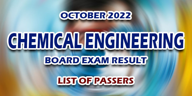 chemical engineering board exam october 2022 room assignment