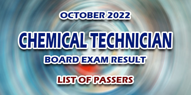 chemical technician room assignment october 2022