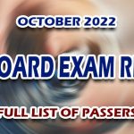 ECE Board Exam Result October 2022 - FULL LIST