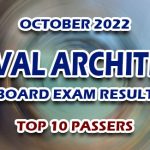 Naval Architect Board Exam Result October 2022 - TOP 10 PASSERS