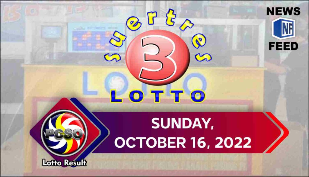 SWERTRES RESULT, Sunday, October 16, 2022 – Official PCSO Lotto Results