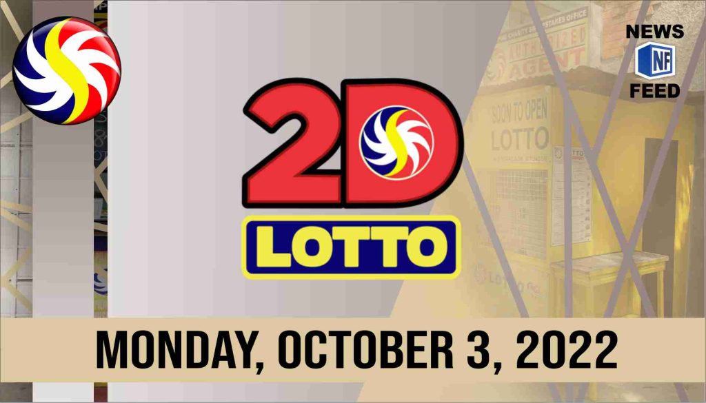 2D LOTTO RESULT Today, Monday, October 3, 2022