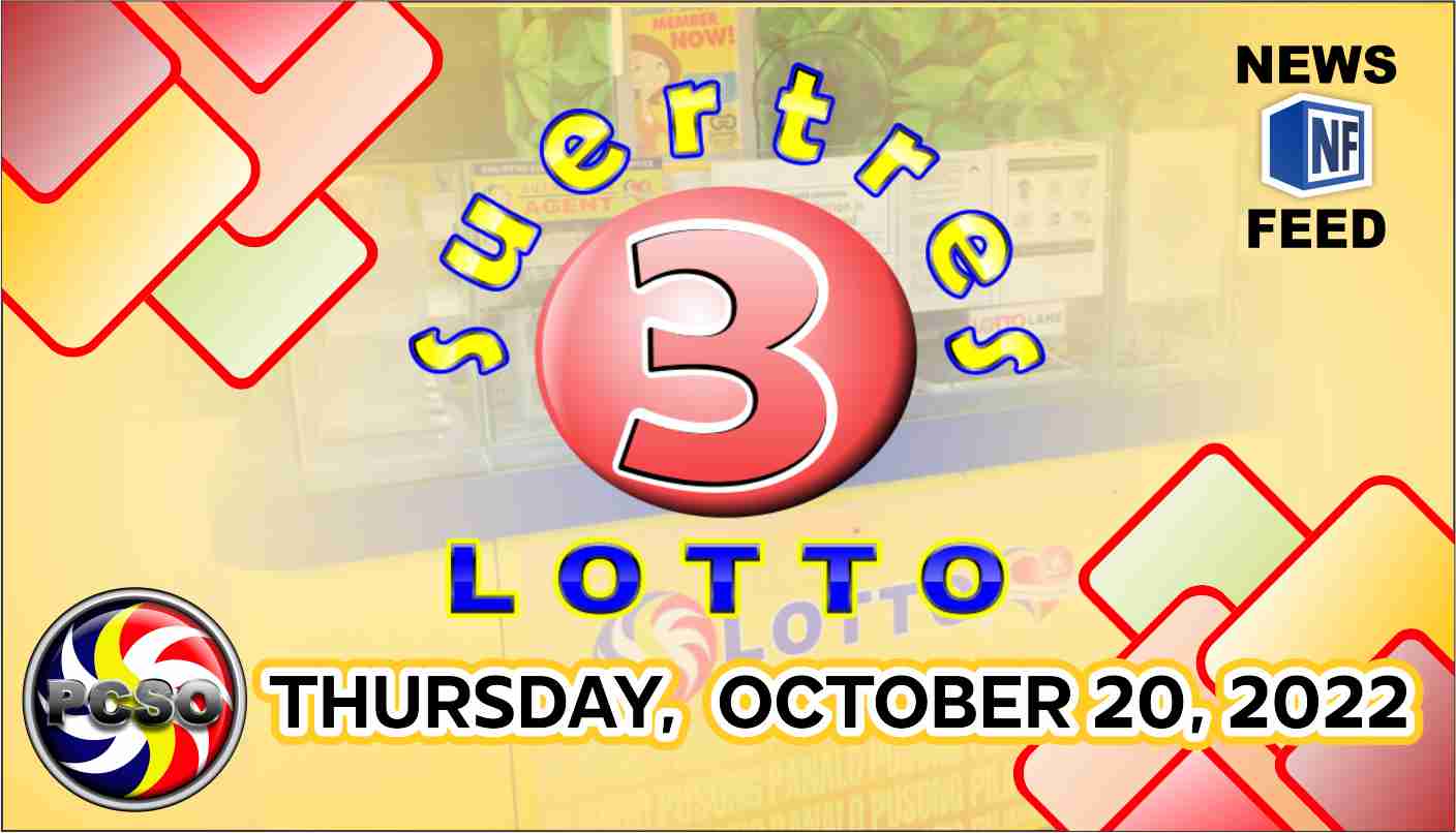 SWERTRES RESULT, Thursday, October 20, 2022 – Official PCSO Lotto Results