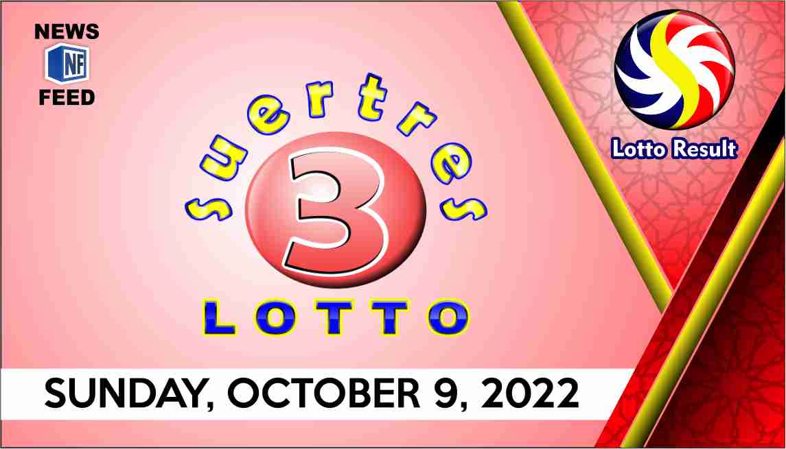 SWERTRES RESULT, Sunday, October 9, 2022 Official PCSO Lotto Results